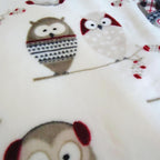 UKELER Owl Sherpa Fleece Blanket Queen Size 80''×90''- Ultra Soft Cozy Flannel Blanket for Bed/Couch/Sofa/Office/Camping, Great Gift for Women's Day,Mother's Day,Father's Day,Thanksgiving,Christmas