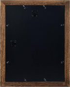 Yaetm-11x14 Picture Frame, Natural Solid Wood Photo Frame Display for Wall Mounting, High Definition Glass Carbonized Black(2 Pack)