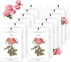 MYARO 12 Pcs Rose Sachets Deodorizer Room Air Freshener Long Lasting Home Odor Eliminating for Drawer Closet Storage