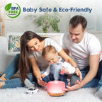 YIKUBEE Oil Diffuser with Essential Oils Set, 500ml Diffuser, 6x10mL Essential for diffusers for Home, Aromatherapy Humidifier, Diffusers for Essential Oils Large Room