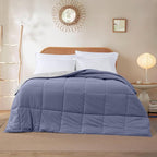 Modern Threads Down Alternative Reversible Comforter Deep Blue/Silver Twin