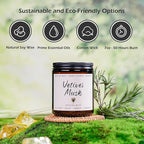 Auelife Scented Candle for Home | Vetiver Musk Candle | Aromatherapy Candles- Soy Candles for Home Scented, Gifts for Women Men, Vetiver Fragrance -7oz, Single-Wick Made with Soy Wax