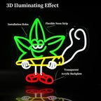 Leaf Neon Sign Led Neon Lights Neon Signs for Wall Decor Light Up Sign for Birthday Party Club Gift