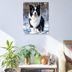 Personalized Photo to Canvas Print - Canvas Prints With Your Photos on Custom Wall Art for Bedroom, Living Room, Wedding Baby Pet Family Picture Framed Wall Art (16" W x 24" H)