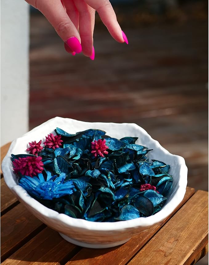 Potpourri Bags, Ocean Scented Potpourri Bowl Filler, Dried Flower, Home Fragrance Sachet,Beach Vase Decor (Blue Ocean)-Mini