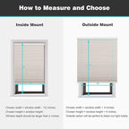 Changshade Cordless Cellular Shades, Blackout Honeycomb Shades for Windows, Pull Down Pleated Blinds, Easy to Install for Indoor Windows and French Doors,30" W x 72" H, Beige