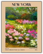Retro Vintage New York Wall Art Print - 11x14 Unframed Poster - New York City Souvenirs, Cute Trendy Colorful Wall Decor (New York Botanical Garden, 11x14")