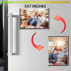 30 Pieces Magnetic Picture Frame for 5X7 Photos,Black Magnets Cards Holder for Fridge/Whiteboard/Lockers