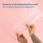 Queen Size 4 Piece Sheet Set - Comfy Breathable & Cooling Bed Sheets Set - Hotel Luxury Bedding for Women, Men, Kids, Teens, Boys & Girls - Deep Pockets, Soft and Wrinkle Free - Oeko-Tex - Baby Pink