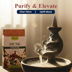 Tulasi Backflow Incense Cones with Natural Oils, Scents Set of 12 Fragrances (120 Cones) Calming Home Aromatherapy, Yoga, Meditation, Relaxing, Mixed Scents with Natural Oils