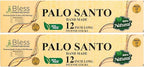 Bless-International-Palo-Santo 100%-Natural-Handmade-Incense-Sticks Organic-Chemicals-Free-for-Relaxation-Positivity-Yoga-Meditation 12-Inches-1-Hour-Plus-Burning-Time-150-Sticks-14-OZ