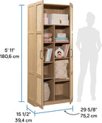 Sauder Miscellaneous Storage Cabinet, Harmony Ash Finish