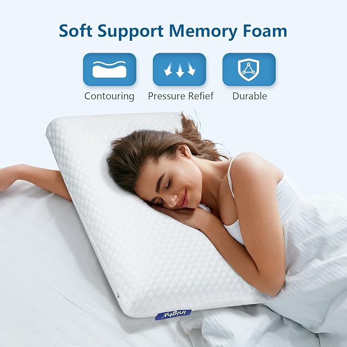 inight Cooling Pillow, Cooling Gel Pillow Memory Foam, Cooling Pillows for Side Sleepers & Back Sleepers Pillow, Cool Gel Pillows for Sleeping, Oeko-TEX & CertiPUR-US Pillow Standard Size