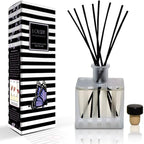 LOVSPA Reed Diffuser Set, White Tea Scented Oil Diffuser with Sticks, Home Fragrance Accessories for Bathroom Shelf Decor, Aroma Diffusers for Home or Office Desk, USA Made