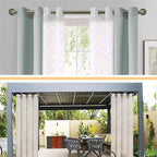 Industrial Curtain Rods 18 to 144 in,Blackout Curtain Rod,Adjustable Length,1 in Diameter Pipe,Wall or Ceiling Mounted,for Bedroom and Living Room (Antique Silver 18” to 144”)