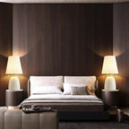 Modern Textured Ceramic Table Lamps 22.75In, White Table Lamp Decor for Living Room Bedroom Bedside End Desk Tables Lamp