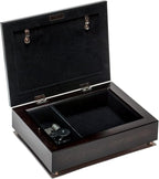 Cottage Garden Forever in Our Heart Bereavement Burlwood Italian Inspired Traditional Music Box Plays You Light Up My Life