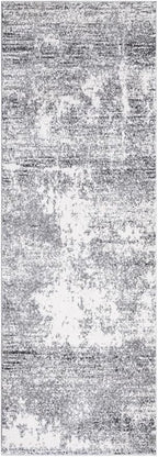 Keen Home Design Area Rugs - Non-Shedding, Thick Pile Abstract Rugs for Kitchen, Living Room, Bedroom, Dining Room, Entryway (Abstract Cream/Grey, 2'8" x 9'11")