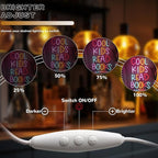 Cool Kids Read Books Neon Sign for Wall Decor, Reading Books Neon Light, Classroom Letter LED Light Up Sign for Library Classroom Reading Corner Bedroom Decor