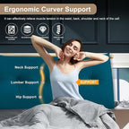 Large Triangular Headboard Pillows Long Backrest Positioning Support Bolster Cushion for Daybed Fluffy Quality Plush Body Wedge Pillow with Removable Cover(Navy blue-24x8x20in)