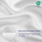 18 x 18 Pillow Insert Set of 2, Machine Washable Soft Fluffy Hypoallergenic Virgin Polyester Premium Throw Pillow Stuffer, Decorative Cushion for Bed, Couch, Sofa - White