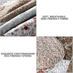 Travan 2-Piece Twin Quilt Sets with Sham Oversized Bedding Bedspread Reversible Soft Coverlet Set, Twin Size