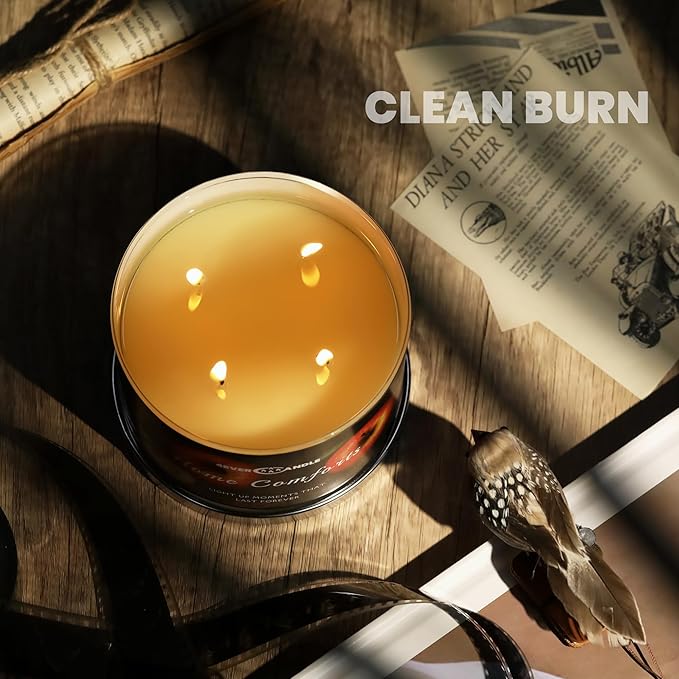 4-Wick Scented Candle - 18oz Soy Wax Blend Candle Over 50Hrs Long-Lasting Fragrance, Home Decor and Housewarming Gifts, Home Comforts