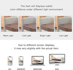 Yates Home PU Leather Couch Sofa Cushion Slipcover Elastic Chair Seat Covers Loveseat Slip Cover for Seater Replacement in Living Room（X-Large, Brown