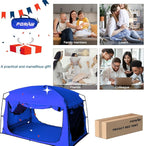 Bed Tent,Portable Privacy Sleeping Bed Canopy,Blackout 90% Drapes for Kids and Adult,Indoor Space Tent with Breathable Large Mesh Windows