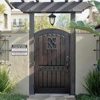 No Soliciting Sign for House Front Door - Funny Metal Tin Signs Room Decor Door Knockers Please Be Aware Warning Yard Sign, Home Bedroom Wall Art Decorations 8x12 Inch