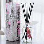 LOVSPA Reed Diffuser Set, Pink Tuberose Scented Oil Diffuser with Sticks, Home Fragrance Accessories for Bathroom Shelf Decor, Aroma Diffusers for Home or Office Desk, USA Made