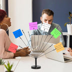 Photo Tree Holder with Metal Base,12 Clips Flexible & Durable Branches Money Trees Gift Card Holder with Clips,Picture Trees to Hold Photos for Christmas Wedding Greeting Birthday Party Gift