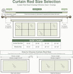 2 Pack Silver Curtain Rods for Windows 28 to 48 Inch,1'' Diameter Drapery Rods with Leaf Pattern Finials,Boho Adjustable Heavy Duty Curtain Rods Set,18-60'',Retro Silver