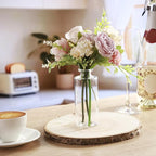 Honeydak Set of 24 Plastic Bud Vases, Vintage Decorative Mini Flower Vases Bulk for Table Centerpieces, Wedding Reception, Home Decor, Housewarming Gifts(Smooth)