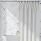 Hotop 30 Pcs Metal Drapery Curtain Rings 0.98/1.26/1.65 inch Interior Diameter and 30 Pcs Hanging Curtain Drapery Pin Hooks for Window Door Shower(25 mm,Black)