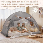 Sherilyn Bed Tent Bed Canopy Bunk Twin Size for Kids, Kids Tent Floor Indoor Privacy Sleeping Tents Dream Tents Indoor Drafty Room, Twin Bed Tents Blackout Space on Bed Tents Canopy Tents
