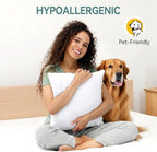 18 x 18 Throw Pillow Inserts, Outdoor Pillows Water-Resistant, Square Form Cushion Stuffer for Garden, Bench, Patio, Lightweight Soft Fillers for Sofa, Bed, and Home Décor