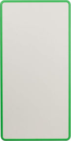 Flash Furniture Wren 23.625''W x 47.25''L Rectangular Green Plastic Height Adjustable Activity Table with Grey Top