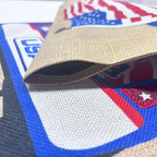 TOPFLAGS Garden Flag Stand with American Garden Flags God Bless America and Car Yard Flag 12x18 Inch Holder Pole Stake Double Side for Outside with Clips and Stopper for Memorial Day 4 th of July