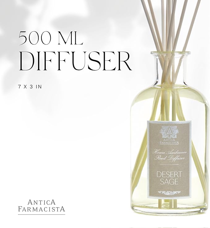 Antica Farmacista Home Ambiance Diffuser, Desert Sage, 16.9 Fl Oz