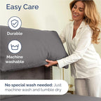 Full Size 4 Piece Sheet Set - Comfy Breathable & Cooling Bed Sheets Set - Hotel Luxury Bedding for Women, Men, Kids, Teens, Boys & Girls - Deep Pockets, Ultra-Soft, Wrinkle Free - Oeko-Tex - Dark Grey