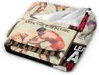 Wrestling Blanket for Boys Girls Women Men Wrestle Gifts Sports Throw Blanket Plush Cozy Flannel Fleece Fuzzy Blankets 60"X50"