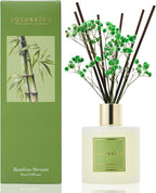 Cocorrína Reed Diffuser - Bamboo Stream Scented Diffuser with 8 Sticks Home Fragrance Reed Diffuser for Bathroom Shelf Decor