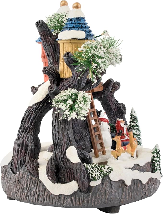 Christmas Village - Light up Tree House