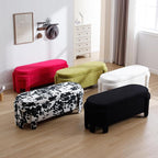 Modern Upholstered Storage Bench, Velvet Fabric 50" Long Entryway Bench with Storage and Seating, Comfy Cute Ottoman Bench for Living Room/End of Bed/Hallway, Olive Green