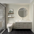 Floating Shelves for Wall, Wall Mounted Shelves Set of 2, Rustic Shelves with Lip, Display Picture Ledge Shelf for Wall Decor Living Room Bathroom Kitchen - Brown