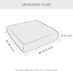 Yates Home PU Leather Couch Sofa Cushion Slipcover Water-Proof Elastic Chair RV Seat Covers Loveseat Sofa Furniture Protector Slip Cover for Settee Seater Replacement in Living Room（Chair, Ivory）