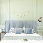 Mkono Moon Phase Wall Hanging Boho Aesthetic Room Decor Metal Moons Garland Hanging Art Bohemian Home Decoration for Girls Room Nursery Bedroom Livingroom Dorm, Ideal, Gold, 55"