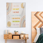 ICMOLYYENLO Boho Plant Aesthetic Tapestry, Abstract Medieval Arch Sun Home Aesthetic Wall Hanging For Bedroom Living Room Dormitory Tapestry 30x40 Inches