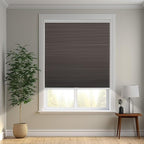 Changshade Cordless Cellular Shades, Blackout Honeycomb Shades for Windows, Pull Down Pleated Blinds, Easy to Install for Indoor Windows and French Doors,27.5" W x 72" H, Taupe